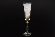 Комплект фужеров для шампанского 190 мл Анжела U-R фон белый (6 шт.) Bohemia Crystal