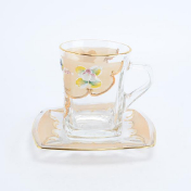 Комплект чайных пар Bohemia Uhlir 270 мл(6 пар) Bohemia Crystal