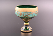 Конфетница 13 зел. Bohemia Crystal