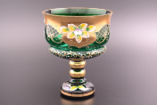 Конфетница 16 зел. Bohemia Crystal