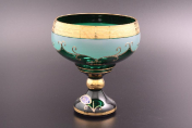 Конфетница 16 зел. Bohemia Crystal