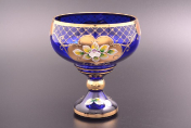 Конфетница 16 синяя Bohemia Crystal