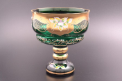 Конфетница 20 зел. Bohemia Crystal