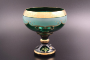 Конфетница 20 зел. Bohemia Crystal