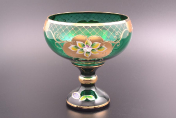 Конфетница 20 зел. Bohemia Crystal