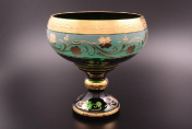 Фруктовница 26 зел. Bohemia Crystal