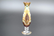 Ваза 20 см Лепка Красная Bohemia Crystal