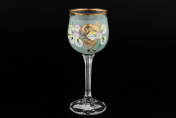 Комплект рюмок для водки 90 мл Зеленый фон (6 шт.) Bohemia Crystal