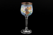Комплект рюмок для водки 90 мл Синий фон (6 шт.) Bohemia Crystal
