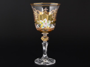 Комплект фужеров для вина 220 мл Smalt Bohemia Crystal
