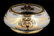 Пепельница 25 см фон Bohemia Crystal
