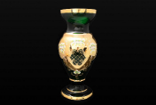 Ваза 50 см Лепка Зеленая М+М Bohemia Crystal