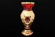 Ваза 50 см Лепка Красная М+М Bohemia Crystal