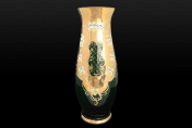 Ваза 60 см Лепка Зеленая М+М Bohemia Crystal