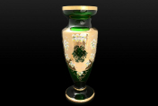 Ваза 60 см Лепка Зеленая М+М Bohemia Crystal