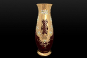 Ваза 60 см Лепка Красная М+М Bohemia Crystal