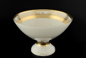 Конфетница 24 см на ножке Crem Gold 9320 Falkenporzellan