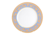 Круглое блюдо Falkenporzellan Imperial Blue Gold 32 см