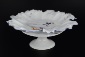 Круглое фигурное блюдо Queen's Crown Гуси Корона 35 см Queens Crown
