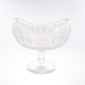 Блюдо ладья на ножке Bohemia Glasspo 25 см Bohemia Crystal