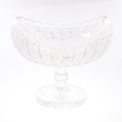 Блюдо ладья на ножке Bohemia Glasspo 30 см Bohemia Crystal