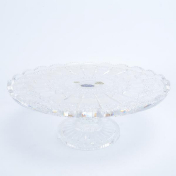 Тарелка для торта на ножке Sonne Crystal 30 см Bohemia Crystal
