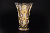Ваза 30 см Sonne Crystal Золото Bohemia Crystal
