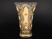 Ваза 30 см Sonne Crystal Золото Bohemia Crystal