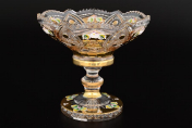 Конфетница 15 см Sonne Crystal Золото Bohemia Crystal