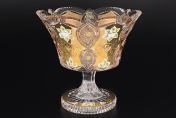 Конфетница 20 см Sonne Crystal Золото Bohemia Crystal