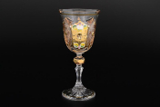 Комплект фужеров для вина 170 мл Sonne Crystal Золото (6 шт.) Bohemia Crystal