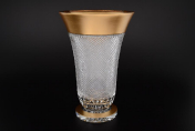 Ваза 30 см Sonne Crystal Золото Фелиция Bohemia Crystal