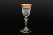 Комплект рюмок для водки Фелиция 60 мл Sonne Crystal Золото (6 шт.) Bohemia Crystal
