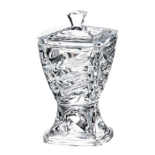 Конфетница с крышкой на ножке Crystalite Bohemia Facet 24 см Bohemia Crystalite