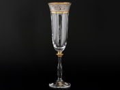 Комплект фужеров для шампанского 190 мл E-V (6 шт.) Bohemia Crystal