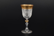 Комплект фужеров для вина 170 мл Sonne Crystal Золото (6 шт.) Bohemia Crystal