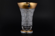 Ваза 30 см Sonne Crystal Золото Bohemia Crystal