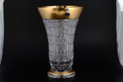Ваза 35 см Sonne Crystal Золото Bohemia Crystal