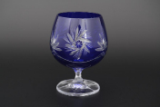 Комплект фужеров для бренди 250 мл синий (6 шт.) Bohemia Crystal