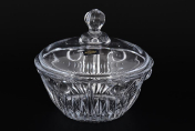 Конфетница с крышкой Crystalite Bohemia Pluto-New Nova 17 см Bohemia Crystalite