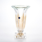 Ваза Bohemia Gold Magma зеленая 33 см Bohemia Crystalite