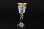 Комплект рюмок для водки Bohemia Хрусталь с золотом 60 мл (6 шт.) Bohemia Crystal