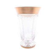 Ваза Филиция Bohemia Max Crystal золото 35 см Bohemia Crystal