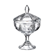 Конфетница с крышкой на ножке Crystalite Bohemia Orion 24 см Bohemia Crystalite
