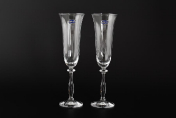 Комплект фужеров для шампанского 190 мл (2 шт.) Bohemia Crystalite