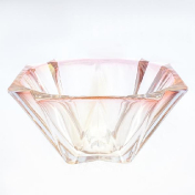Конфетница красная Bohemia Gold Metropolitan 21 см Bohemia Crystalite
