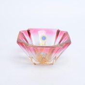 Конфетница красная Bohemia Gold Metropolitan 14.5 см Bohemia Crystalite