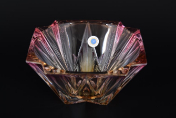 Фруктовница красная 30 см METROPOLITAN R-G Bohemia Crystalite