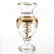 Ваза Bohemia Золотой узор E-S 30 см Bohemia Crystal