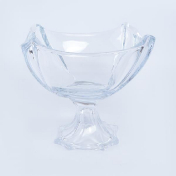 Конфетница на ножке Bohemia Gold Colosseum 25.5 см Bohemia Crystalite
